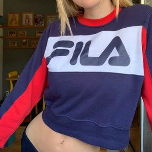 FILA cropped sweater